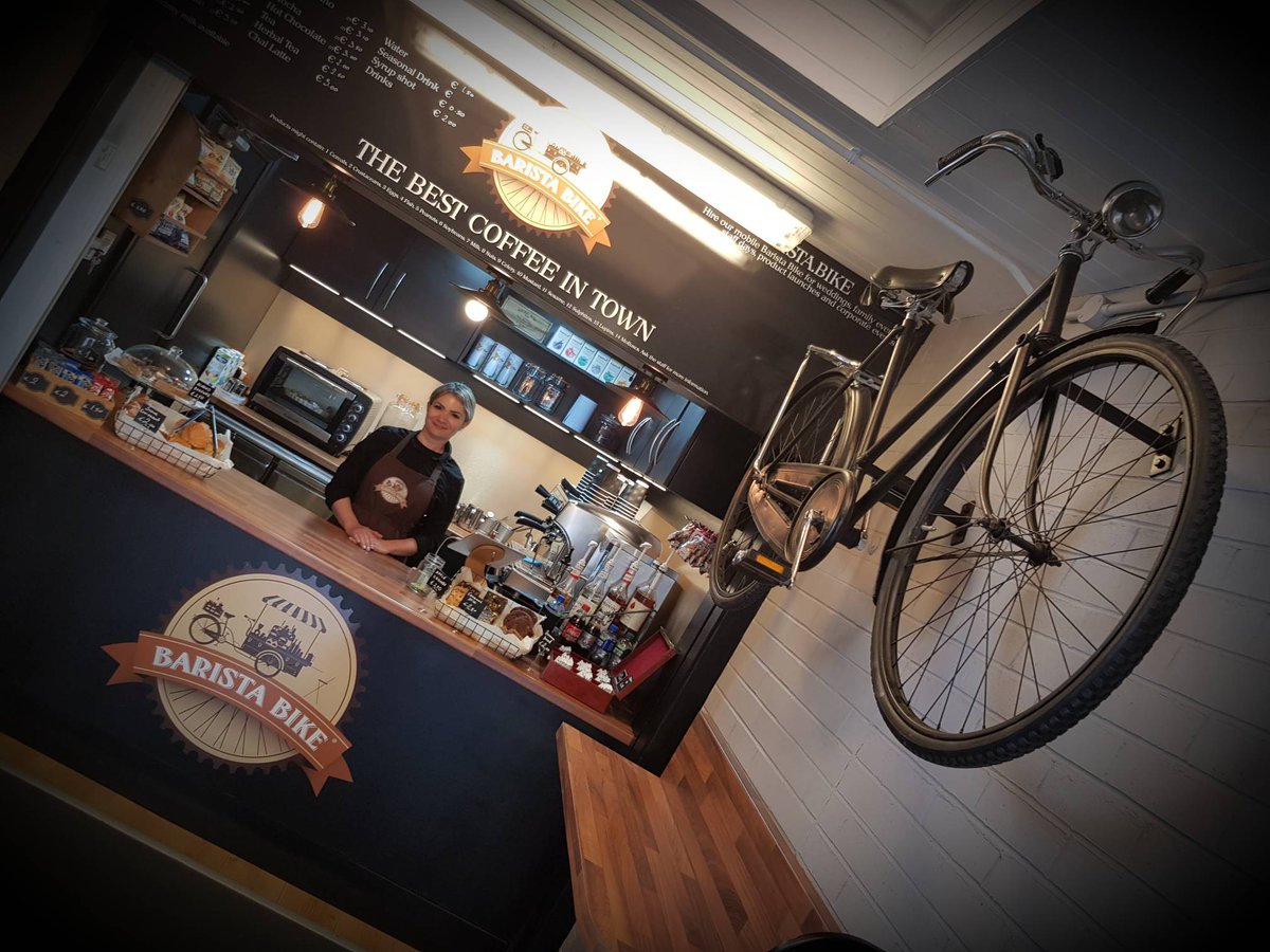 Barista Bike went under the roof. 🥳🥳🥳We are PROUD to present our new coffee shop at Lansdowne Dart Station.🥳🥳🥳 #bestcoffeeintown 🥳🥳🥳