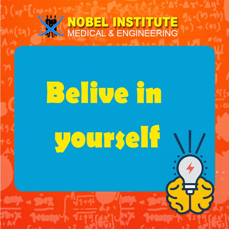 Don't Compare yourself with anyone in this world, If you do so you are insulting yourself.
Visit - nobelinstitute.net
Call - 9082136154
#Neet #Jee_IIT #MH_CET #MT_CET