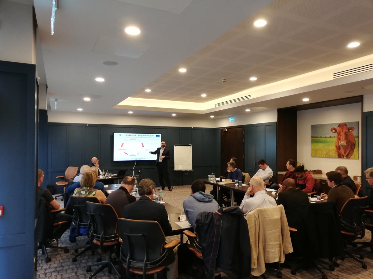 LloydVaz2's tweet photo. Useful training event hosted by SLR Consulting as part of @cheapgshp #CheapGSHPs
Nick O'Neil (@N1Kless) and Ric Pasquali (@rpasqualiGeo) present "New Developments in Ground Source Heat Pump System" to a group of enthusiastic specialists. https://t.co/0FHEAAqCO4