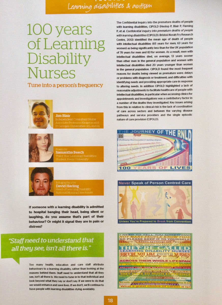 jimgblair's tweet photo. @CareTalkMag @mencap_charity @NursingTimes #PCPC19 #teamCNO @BILD_tweets @DanceSyndrome @DavidHarling1 @annemarieraffer @rayjjames @AWebster67 why we NEED learning disability nurses https://t.co/Xc0kouQn50 @skillsforcare @skillsforhealth @Longhouseman @nmcnews @CQCpressoffice https://t.co/ZxeHO1Gwo4