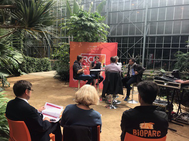 terrabotanica's tweet photo. @RCFANJOU est à Terra Botanica pour enregistrer une émission sur le #tourisme en #Anjou. Présentée par Thomas Cauchebrais, elle sera diffusée ce jeudi 25 avril à 18h10. https://t.co/jmk978Vq6v