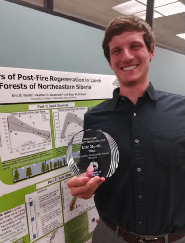 mcewanlab's tweet photo. Proud of @borthday_boy who won the award for scholarship excellence at the @univofdayton graduate student showcase yesterday.   

His project is part of our @NSF_OPP supported research in the Siberian arctic.

https://t.co/toDV4fLDoz https://t.co/FHqAaX95uw
