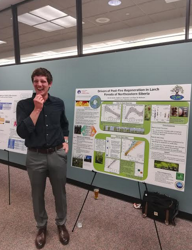 mcewanlab's tweet photo. Proud of @borthday_boy who won the award for scholarship excellence at the @univofdayton graduate student showcase yesterday.   

His project is part of our @NSF_OPP supported research in the Siberian arctic.

https://t.co/toDV4fLDoz https://t.co/FHqAaX95uw