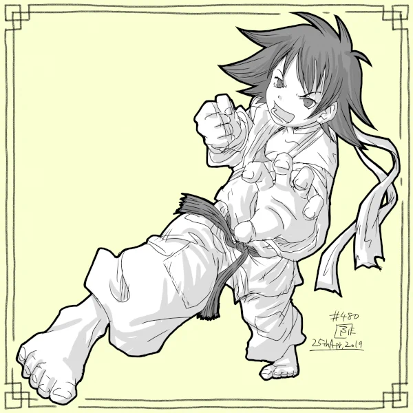 いくぜよ! #一日一枚 #一日一絵 