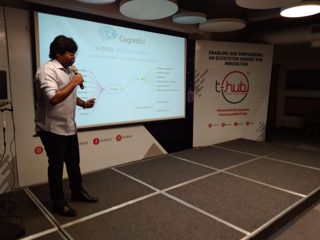 T-Hub on Twitter: "#THub startup @cognitifai pitching at #SmartCity Arcade 2019 @THubHyd #InnovateWithTHub #Smartcity #Innovation #nitiaayog #AtalInnovationMission #SmartcitiesInnovate #AIMtoInnov @NITIAayog @SmartCities_HUA https://t.co/RJCsFqtkhL ...