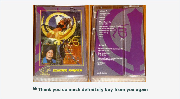 BhangraVinyls's tweet photo. #SilinderPardesi - #MitterPyareNoo - FOR SALE - BID NOW - #Sikh #Punjabi #Religious #Tape #Cassette# NOT #BHANGRA #ReligiousTape #ReligiousCassette #PunjabiTape #PunjabiCassette #TapeForSale #CassetteForSale #PunjabiTapeForSale #PunjabiCassetteForSale
https://t.co/PLUTYVG5ER https://t.co/Agxk4SXhaU