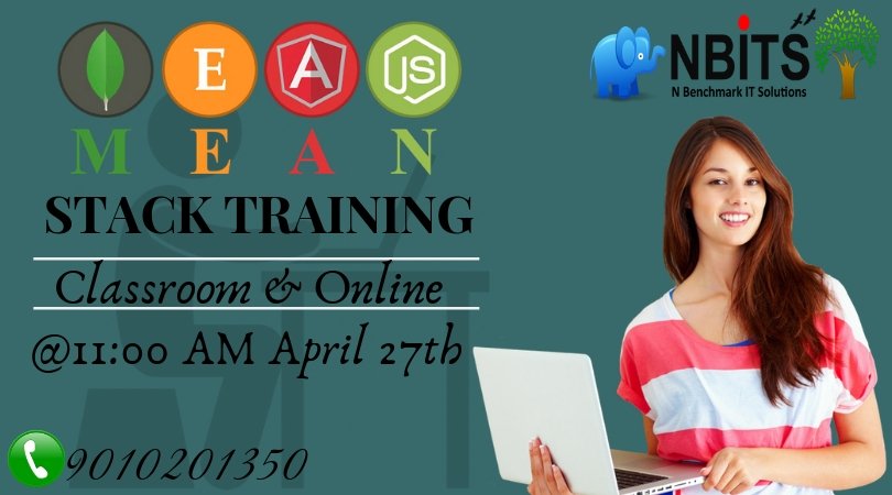 itzchandu2's tweet image. Attend #MeanStack Training #FREE #DEMO On 27th April at @11:00 AM. For #Online Go Through This Link: zoom.us/j/599007881
For Classroom Contact Us: 9010201350
Visit: nbits.in/mean-stack-tra…