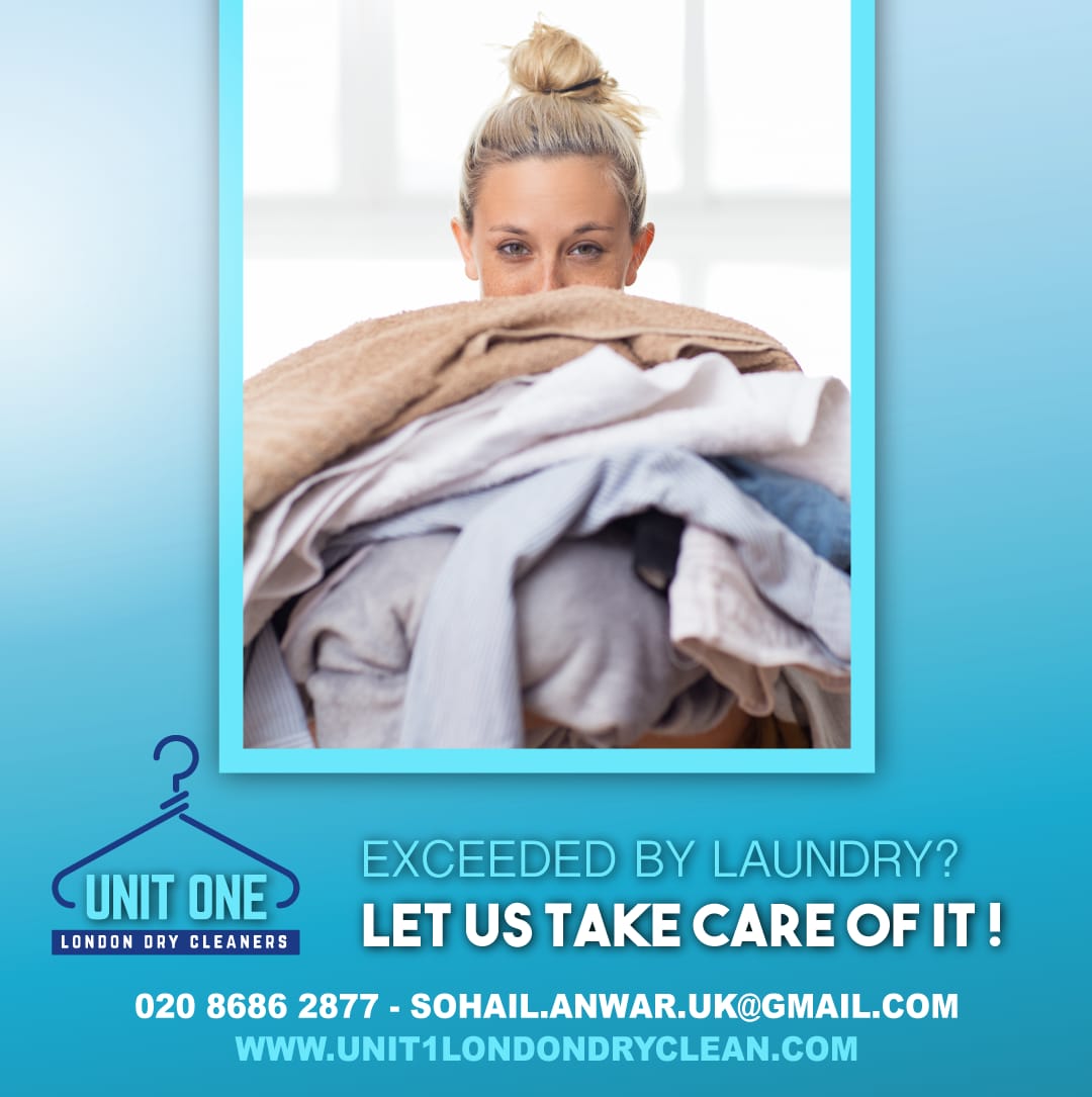 UnitOneLondon1's tweet image. Exceeded by laundry?
Let us take care of it!!
Call us on 07711 840 722.
Visit our website unit1londondryclean.com  
#drycleaners #drycleaning #wash #clothes #laundryday #powercleaning