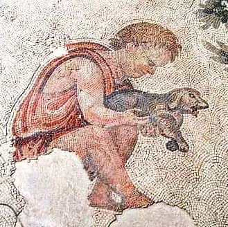 antinousgaygod's tweet photo. 25 April is the #Robigalia #Roman feast of the god #Robigus and/or goddess #Robigo, deity of #wheat rust, grain #mildew. Blood &amp; entrails of an unweaned, rust-colored #puppy were sacrificed to #Hecate and other #chthonic deities to protect grain fields from crop blight. https://t.co/B7wmfTP7ic