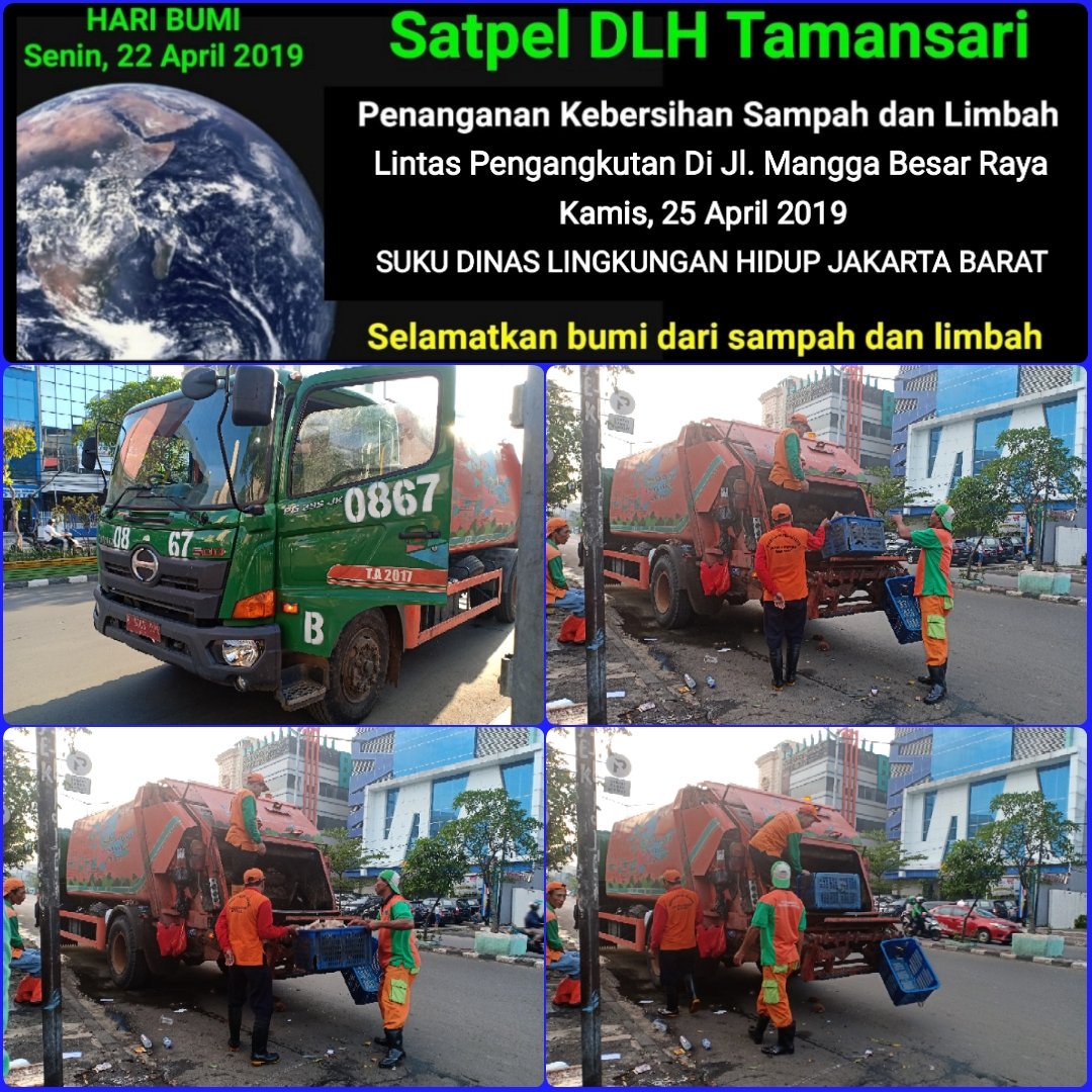 SatpelKec's tweet photo. Kegiatan Lintas Pengangkutan Sampah JL.Mangga Besar Raya Kec.Tamansari 
Jakarta Barat
Kamis,25 April 2019
#8harimenujuHPSN
#dkinyokkerjabakti
#roadtoHPSNday
#haripedulisampahnasional
#dinaslhdki
#smartpeople
#jakartabersih
#bhayplastik
#likeforlike
#hpsn2019 https://t.co/LX5BmpfMcg