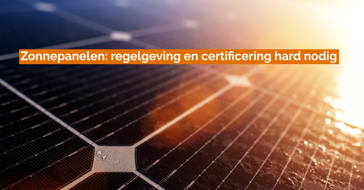 Er wordt soms gesuggereerd dat iedereen #zonnepanelen kan plaatsen. De realiteit is anders. In de snelgroeiende markt van zonne-energie heerst veel onkunde. Regelgeving en certificering is daarom hard nodig. Lees meer in onze nieuwe longread: tinyurl.com/y2ckvezg