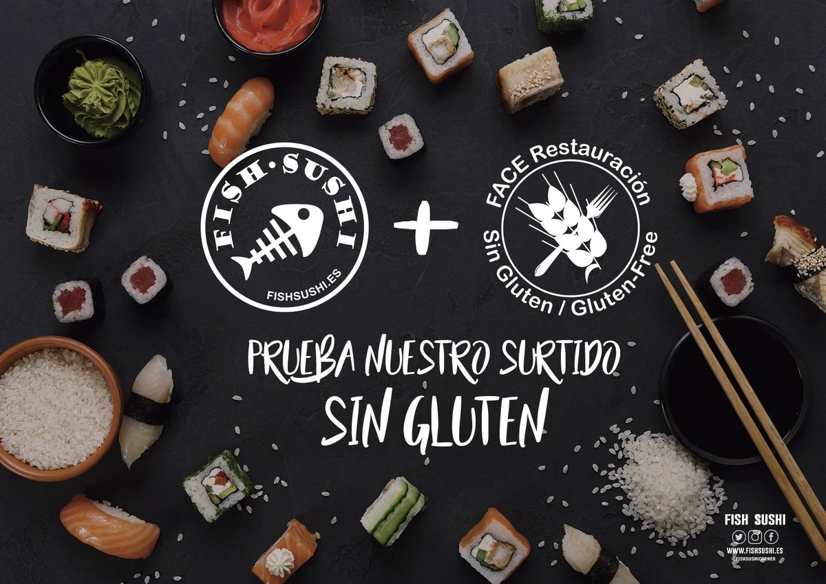 fishsushicorner's tweet photo. https://t.co/KZadWiU43q
#sushisingluten @FACEceliacos #glutenfree #glutenfreeexperience https://t.co/cZUG9xy5iu
