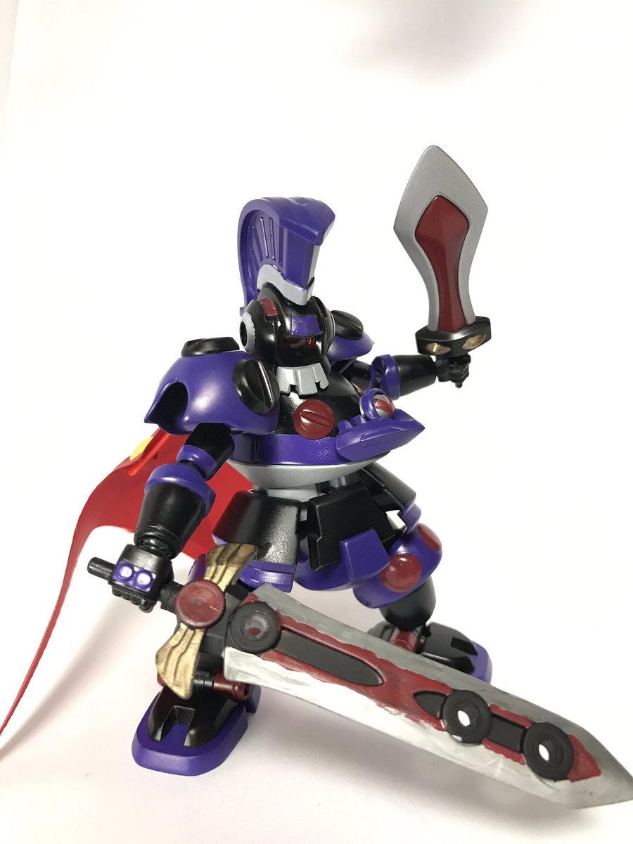 NowTkc's tweet photo. 武器はザンバーにも出来ます。
アキレスで剣を持つならと、ブロードソードとの二刀流。
そして、にせ・アキレスと並んでの
#LBX
#LBX_RS
#LBX_AxD
#ダンボール戦機 https://t.co/K1nPzBtMcJ