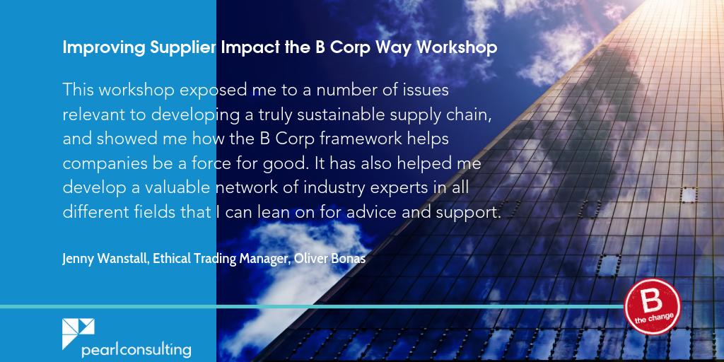 We've partnered with <a href="/BCorpEurope/">B Corporation Europe</a> to help companies leverage the B Corp framework to improve impact within their supply chains. Be part of the inaugural Managing Supplier Impact – The B Corp Way workshop happening 12 June at the historical RSA House, Ldn: bit.ly/2PsMLqU