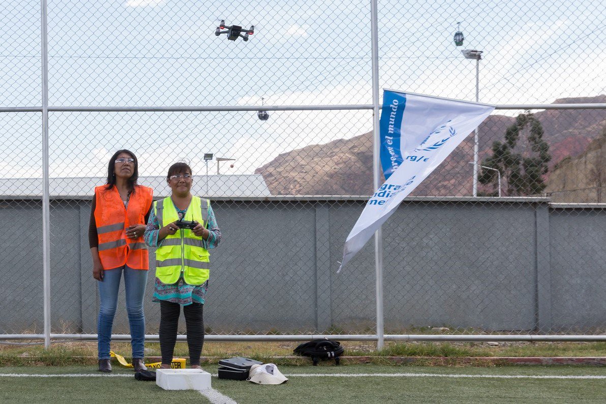 ETCluster's tweet photo. As part of #GirlsinICT Day, read how #WFPdrones training in Bolivia last December sparks new opportunities for women working in climate change adaptation and risk management: https://t.co/Cd7CW2VZ4l
@Enabel_Belgium @BelgiumMFA @WFP_Bolivia https://t.co/5XiD0XWcDJ