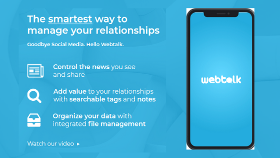 skeighley's tweet image. Webtalk's set to release their Social CPX affiliate program &amp;amp; an AI-powered Social Search Engine paired with Webtalk Verify to help create Due Diligence-On-Demand - Exciting times ahead: 😀👍
 webtalk.co/n/408868