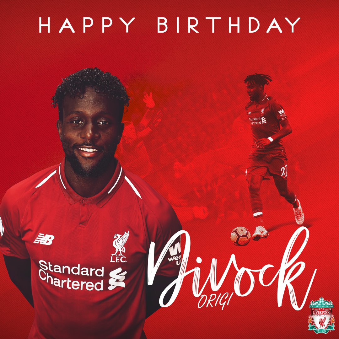 Happy Birthday Divock Origi  