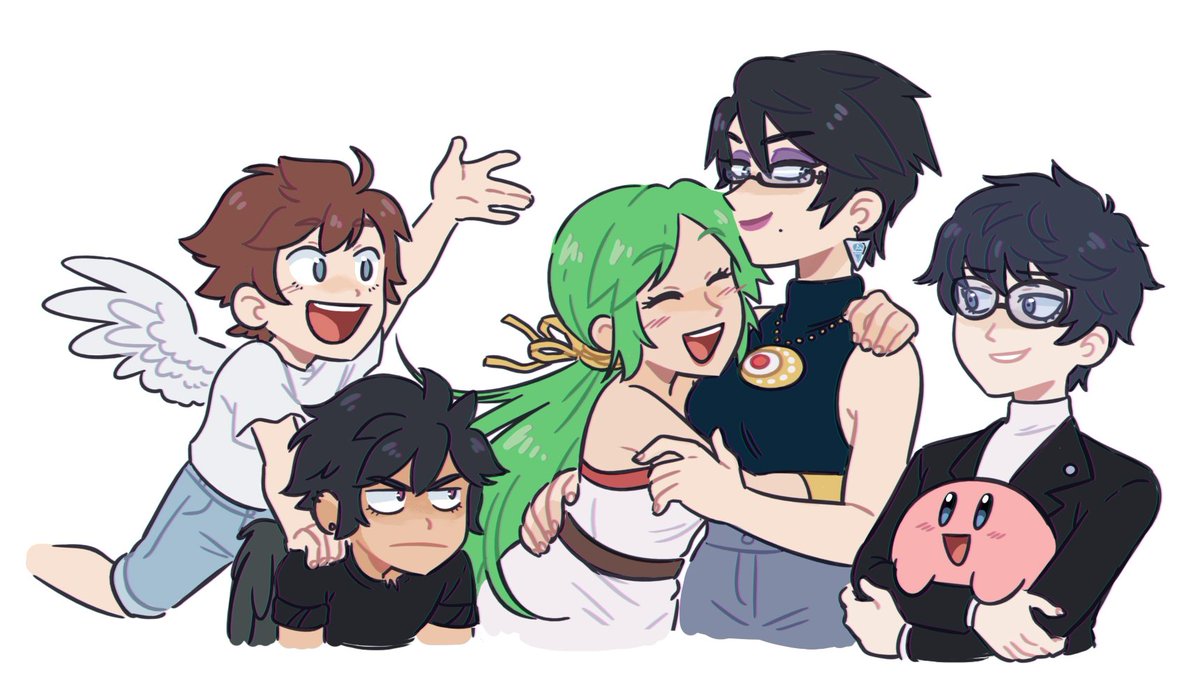 kianamaiart's tweet photo. joker's mom introduces him to her new gf (and her kids)

also kirby is here https://t.co/oPhFUFc2Y0