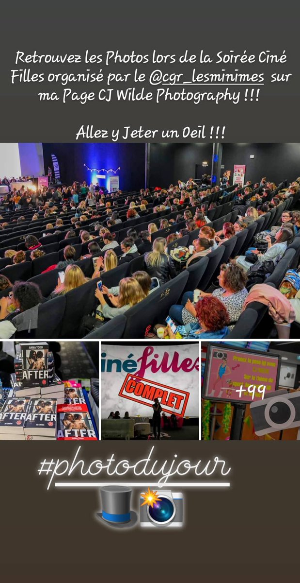 CJ_Wilde's tweet photo. 🎩 #soiréefilles #cinéfilles #film #after #partenaire #prestation #megacgr #lesminimes #pagefacebook #newalbum #allezyjeterunoeil #shoot #z6 #nikonz6 #nikon #click #like #photodujour #photoday #passion #photo #logo #cjwildephotography #followme #subscribeme #abonnezvous 📸 https://t.co/FLoE4dk3Ca
