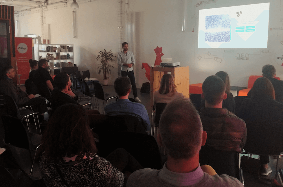 _Uppler's tweet photo. Our CEO Grégoire CHAUVIN was invited last week by @A_Venture_ and @Pddckfr to talk about B2B digital strategy. 
Thank you to all attendees!
You can download the presentation here: https://t.co/wHKOXVnCuB https://t.co/2fGk1woKGn