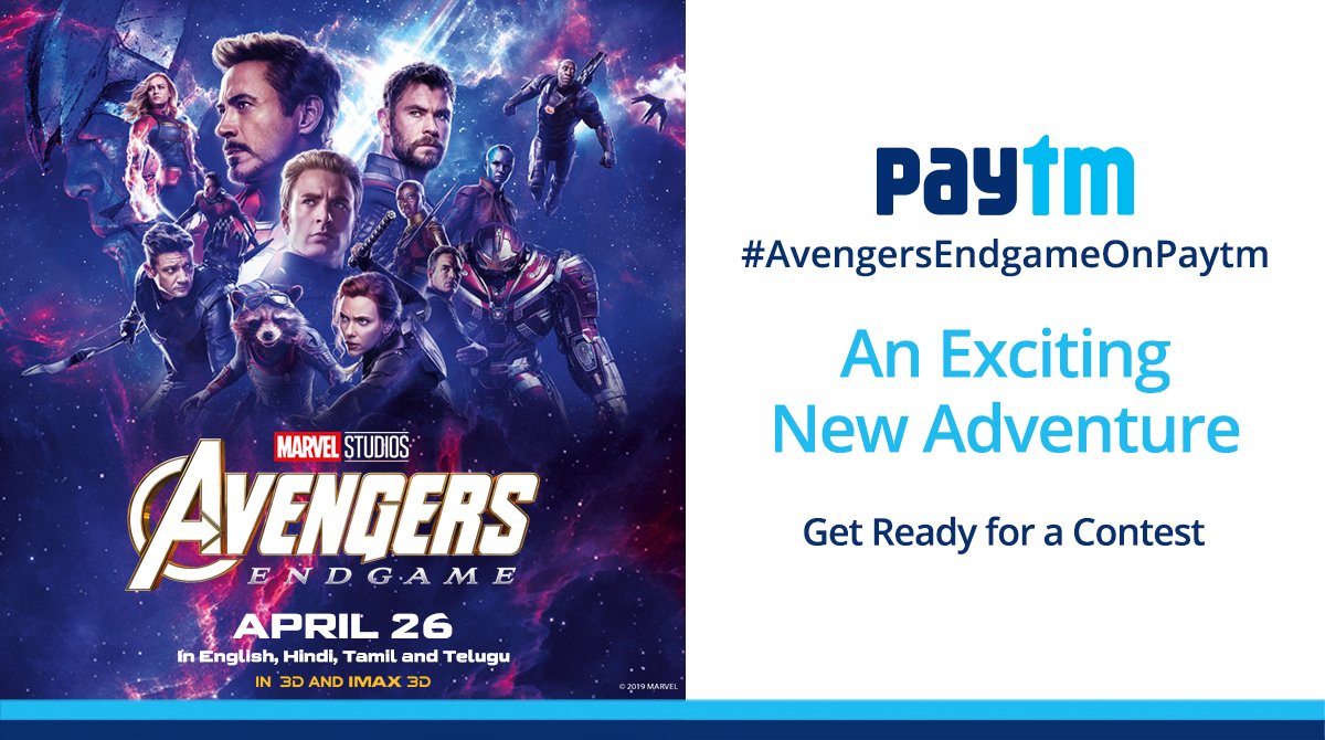 carebydistrict's tweet photo. #Contest: #Avengers fans in #Delhi and #Bengaluru- gear up for a super exciting contest! RT and follow us to enter. #AvengersEndgameOnPaytm https://t.co/lmv5hi9wh3