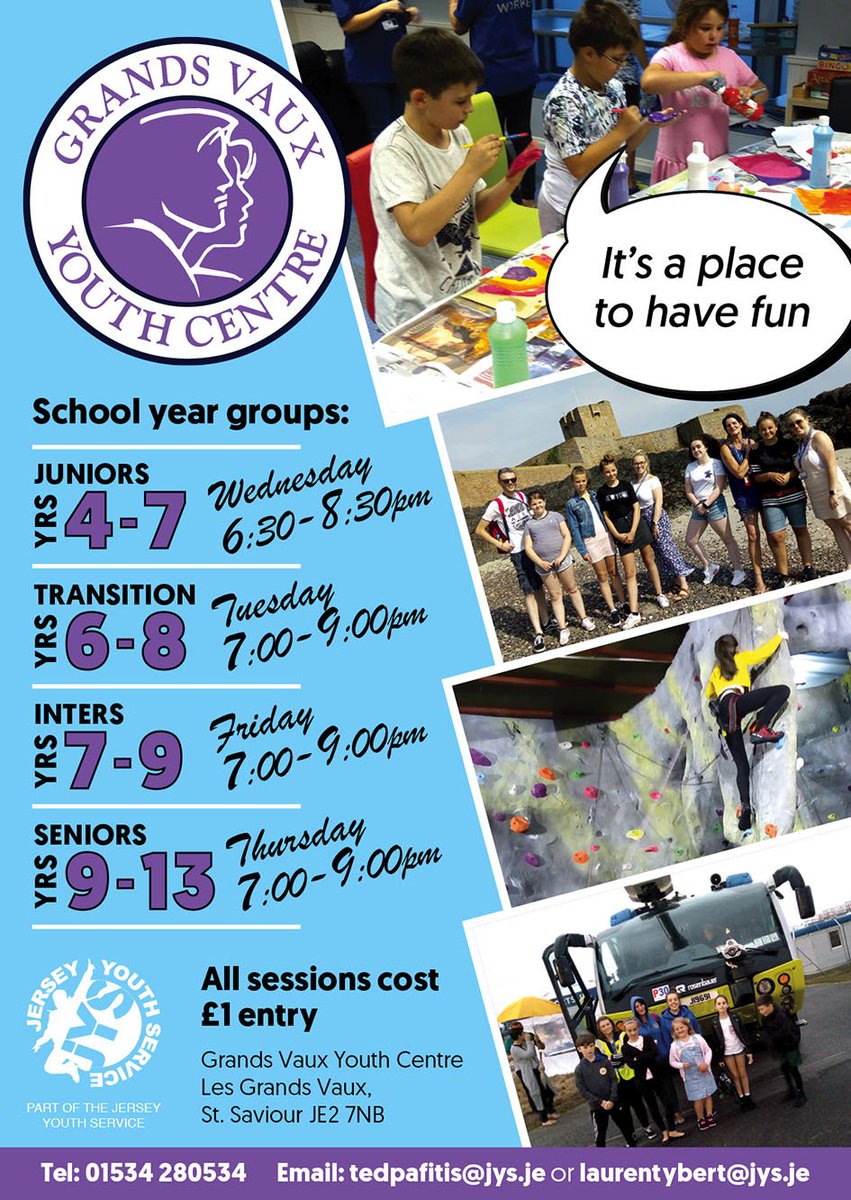 Info about Grands Vaux Youth Centre...

Great support from <a href="/StSaviourJersey/">Parish Of St Saviour</a>