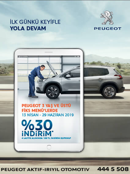 Aktifiriyil's tweet photo. 3 yaş ve üstü Peugeot'nuz için 13 Nisan - 29 Haziran arası fiks menülerde %30 indirim sizi bekliyor.
 https://t.co/XqOUcDx4oQ
 İlk Günkü Keyifle Yola Devam
 3 Yaş ve Üzeri Peugeot Fiks Menü'lerde %30 İndirim
#peugeotservis #peugeotfiksmenu #fiksmenu https://t.co/fdaZsAUrEs