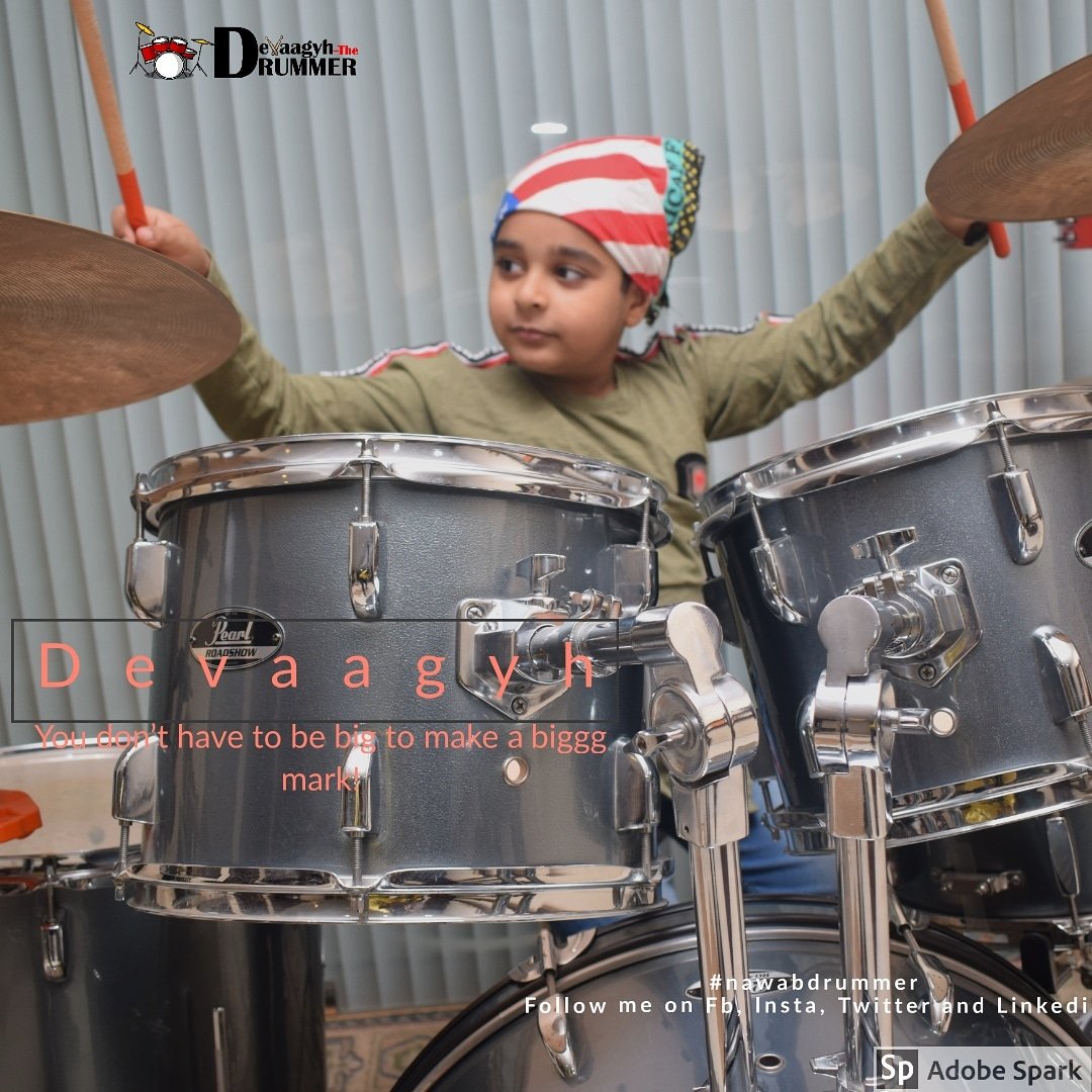 nawabdrummer's tweet photo. Great things come to those who strive.. God give me strength to be better everyday!
.
#nawabdrummer #indiasyoungestdrummer
#drumforcharity #drumforchange
#lucknow #drummer #drummernawab #Devaagyhthedrummer #Devaagyh #youngestdrumsoloist #indiadrum https://t.co/cAqmB2ror7