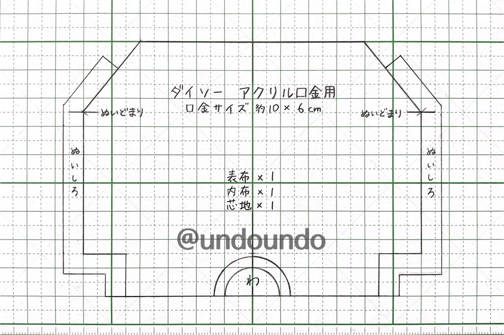 ダイソーのアクリル製口金( #プラフレーム )で #がま口 作ってみました。付属の型紙は合わない感じなので、万莉さん @tezukurigama のブログを参考にしながら型紙も作った!プラフレーム、なかなか可愛い!また作りたいなー 