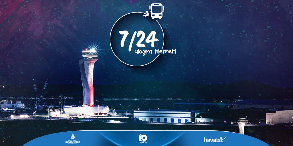 havaist1's tweet image. Havaist seferlerimiz, 6 Nisan 2019 itibariyle İstanbul Havalimanı’nın
yeni uçuş planına uygun olarak 7 gün 24 saat esasına göre yeniden
düzenlenmiştir.

#ibb #istanbul #havaist #istanbulhavalimanı #iga #ioaş #iett  #yenidönem