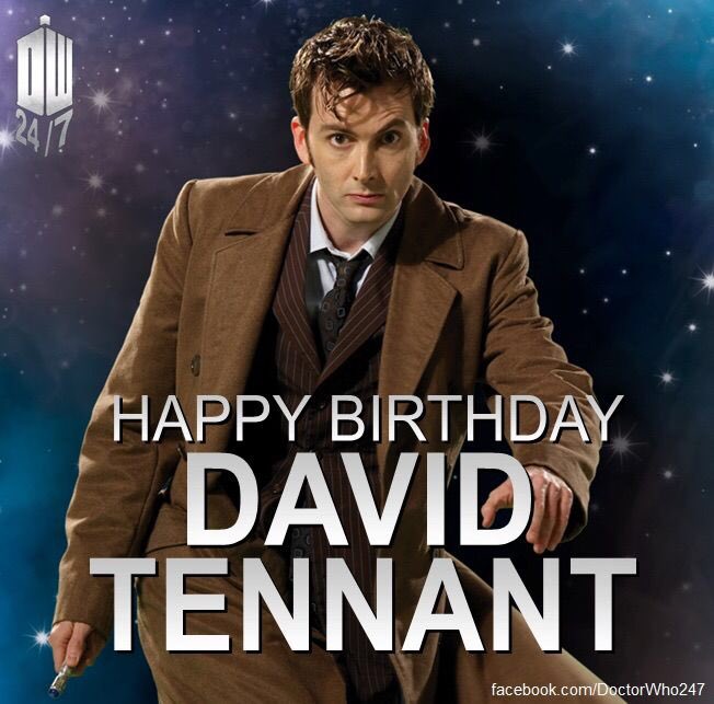 Happy birthday David Tennant 