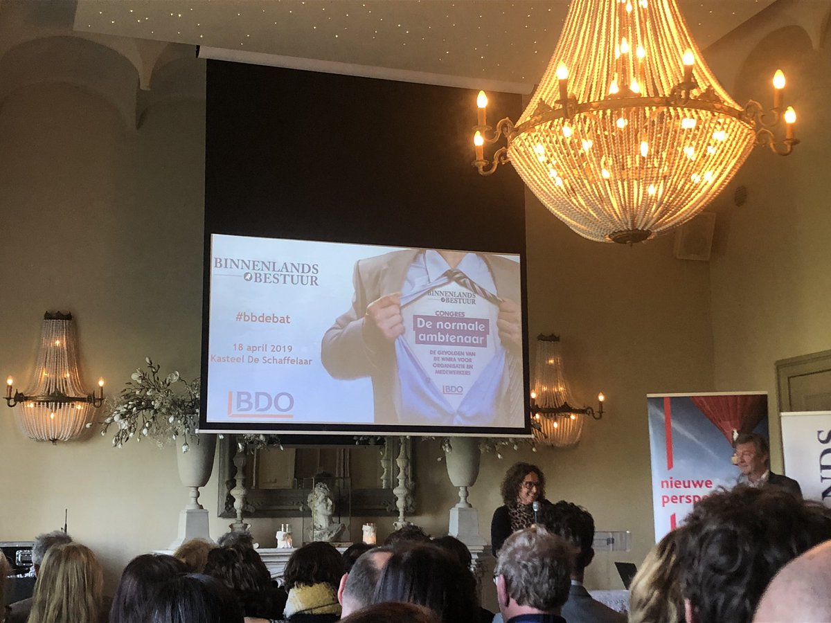 Volle zaal bij Congres ‘De normale ambtenaar’ van #BinnenlandsBestuur over de Wnra ism #BDO #bbdebat