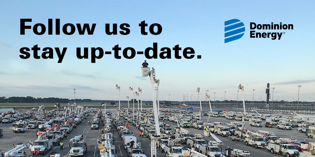 Have you heard? This account is closing. Follow us <a href="/DominionEnergy/">Dominion Energy</a>.