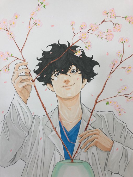 本日発売のモーニング、表紙と巻頭カラー、楽しく描かせて頂きました。 