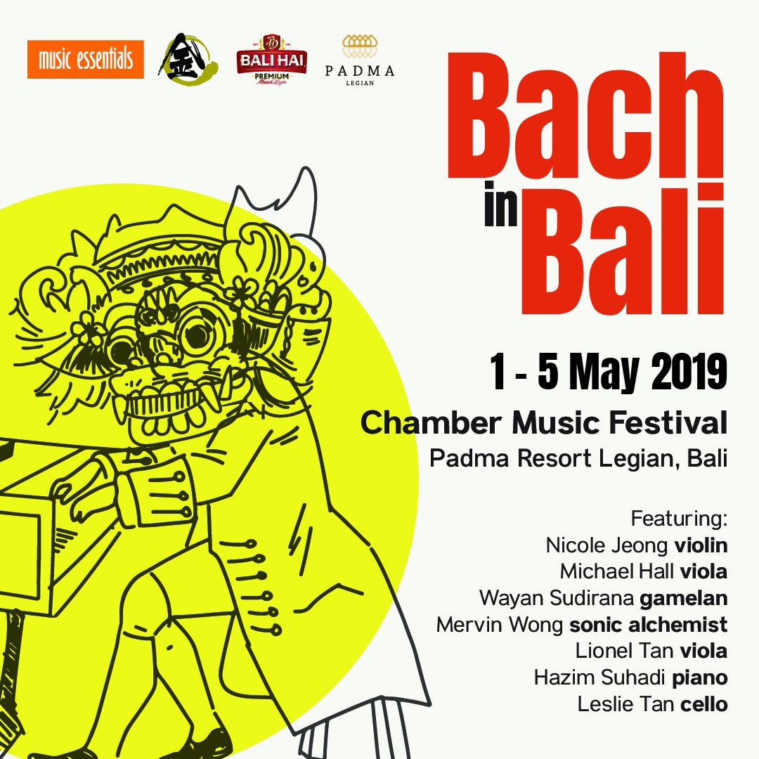 Join us for our upcoming event Bach In Bali Festival at Padma Resort Legian, 4 May - 5 May 2019. 

For more information and reservation, please contact dining.legian@padmahotels.com. 

#padmalegian #padmahotels