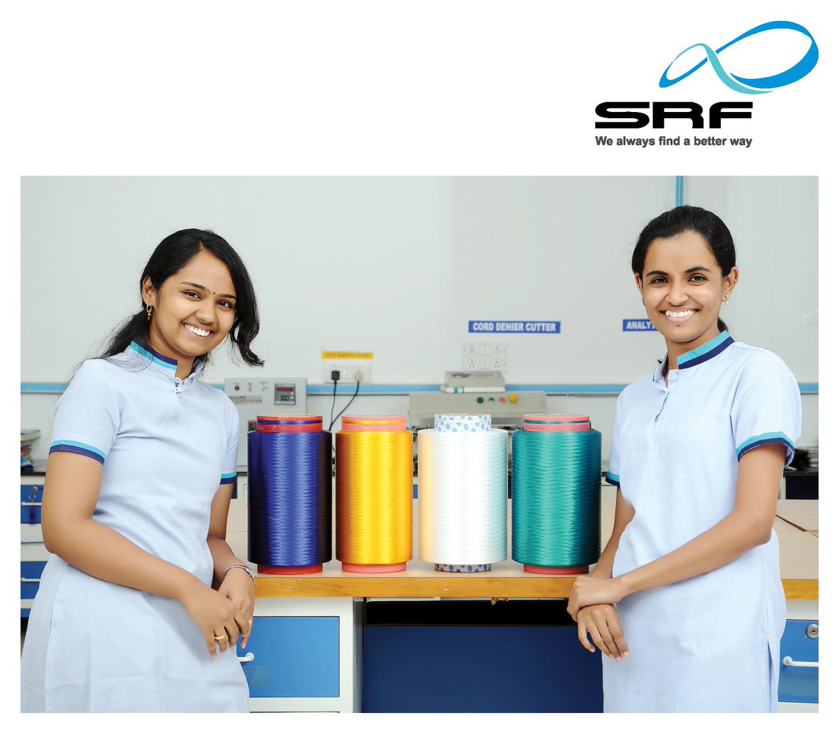 srflimited's tweet photo. We don’t catch fish. We ensure bigger catch. The fishnet twine made using SRF industrial yarn will ensure you bag a fish a little easier. #TouchingLife #SRF https://t.co/O7bf4Kjtjf