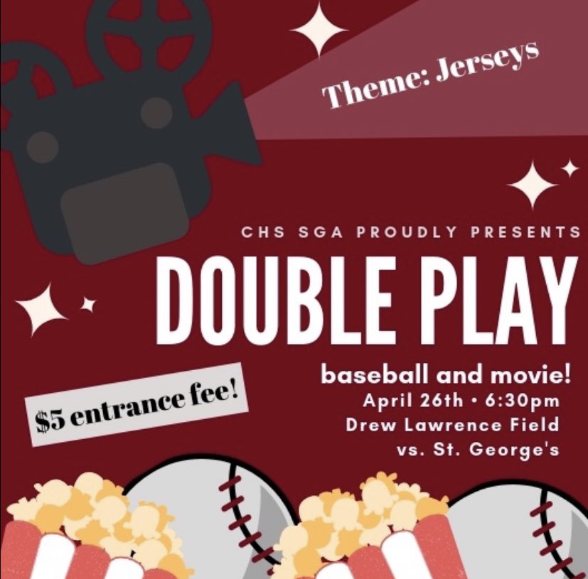 sga_freshmen's tweet photo. Heyyyyy, Dragons!! Next Friday is our Double play... A baseball game and a movie! Grab a friend, and we will see you then! https://t.co/YXbKw7OBBn