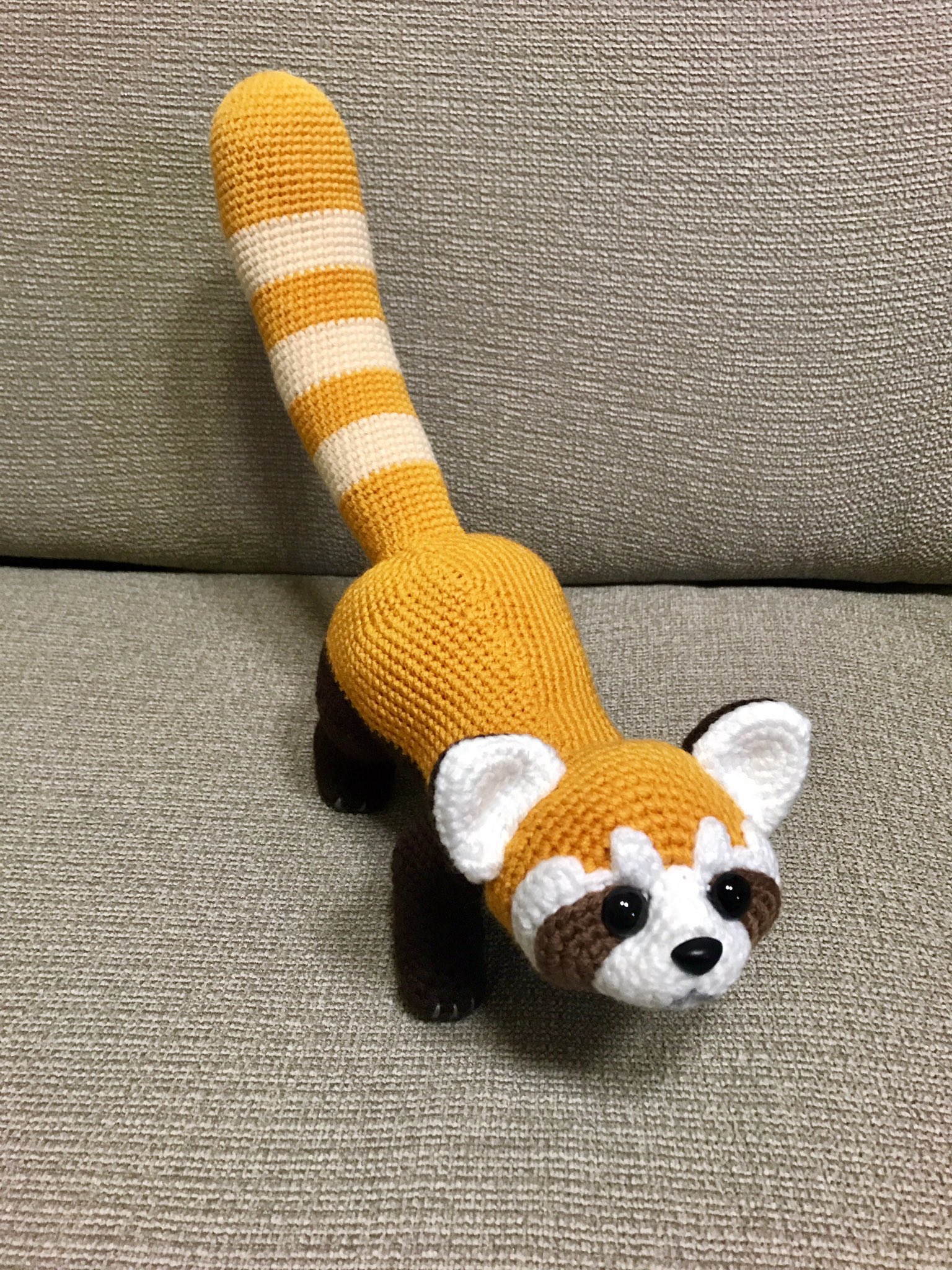作家　あみぐるみ　ぬいぐるみ　ハンドメイド　レッサーパンダ 作家 あみぐるみ ぬいぐるみ ハンドメイド レッサーパンダ