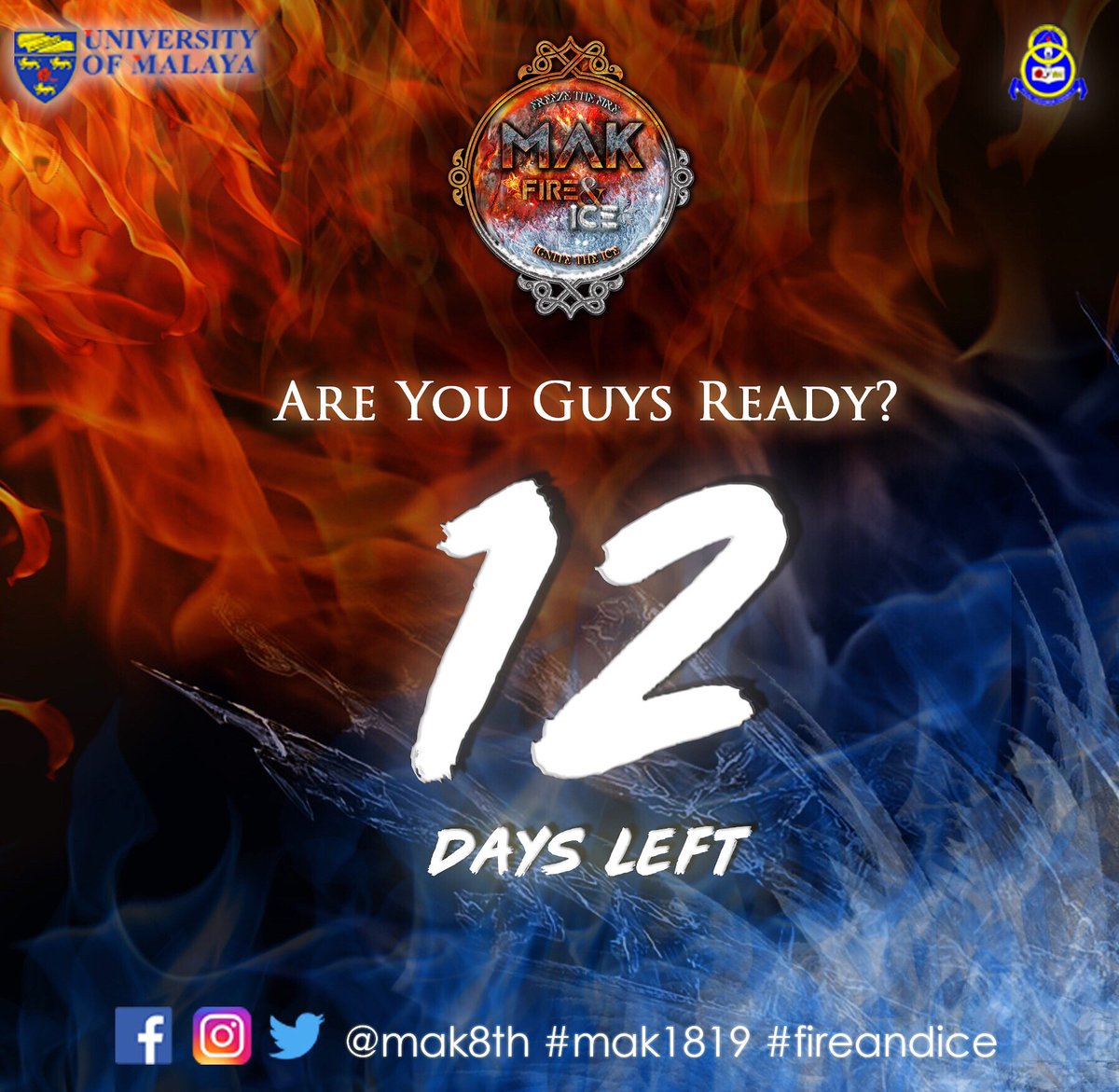 MAK8th's tweet photo. 12 days to go for our Kinabalu Awards Night!!! #mak1819 https://t.co/2Jttv4Fz5R