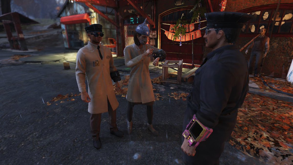 Rickforb's tweet photo. My husband and I have opened mutations serum shop a few weeks ago. We've met so many different characters during the way and loved every part of it. So I really look forward to those trading machines, I think they will make having a shop even easier 😃
#Fallout76 https://t.co/LpmD1ugQNR
