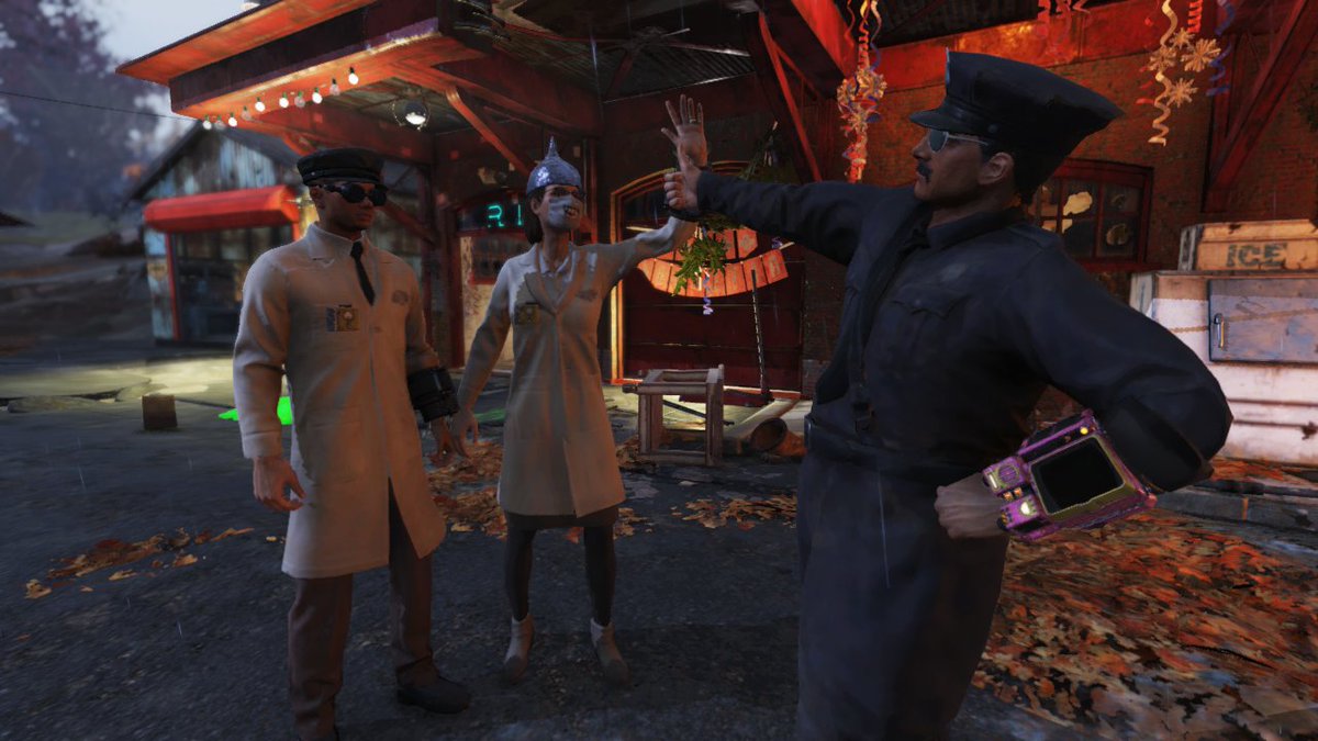 Rickforb's tweet photo. My husband and I have opened mutations serum shop a few weeks ago. We've met so many different characters during the way and loved every part of it. So I really look forward to those trading machines, I think they will make having a shop even easier 😃
#Fallout76 https://t.co/LpmD1ugQNR