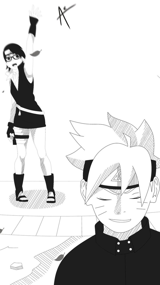 ALVNc137's tweet photo. I will miss you ❤❤ #BORUTO #sarada #BoruSara https://t.co/XkNztBOipz