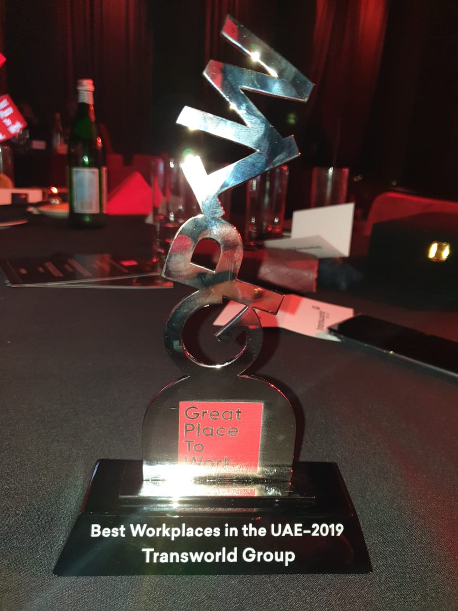 TransworldTweet's tweet photo. We are pleased to inform that #TransworldGroup, ranked 21st Best Place to Work in the Great Place to Work®Awards #UAE, amongst 30 top Organizations shortlisted in the region. Congratulations to team #OneTransworld! #GPTW #GreatPlacetoWork #GreatPlacetoWorkCertified
#GPTWCertified https://t.co/F3QJmGQULy