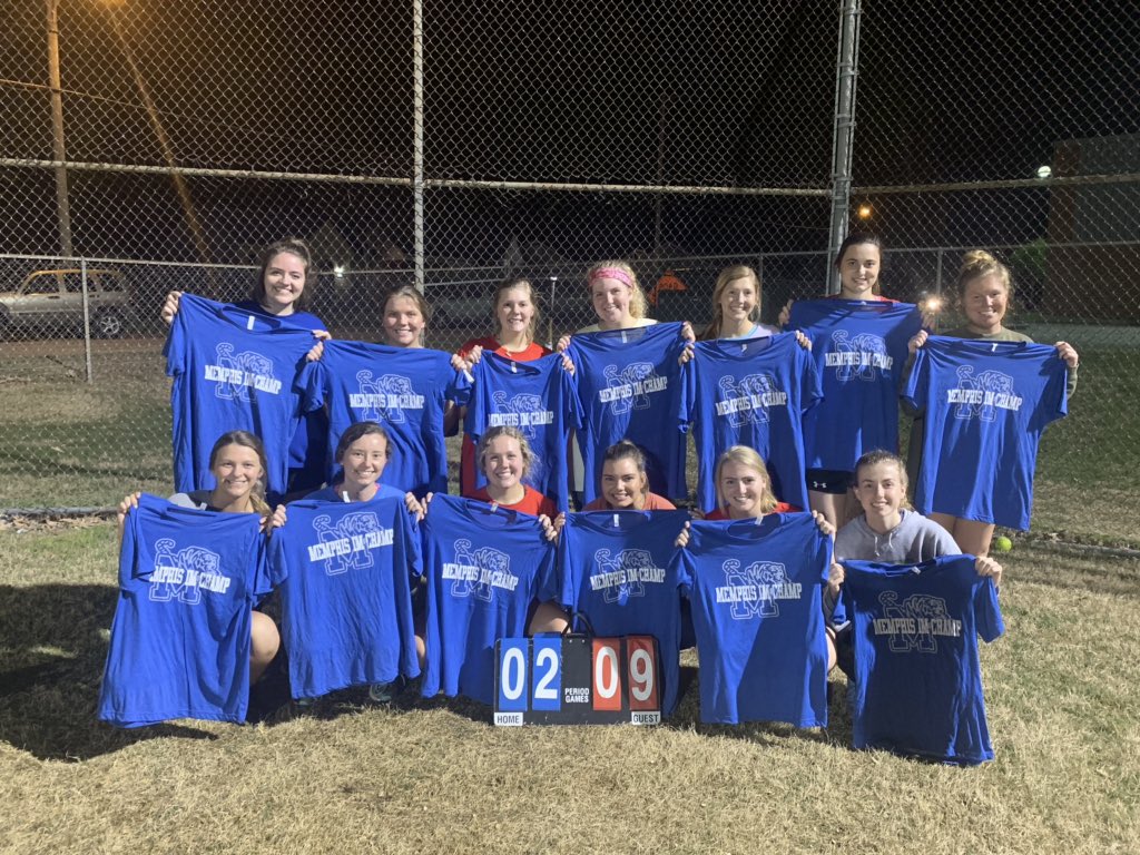 Our sisters are the sorority intramural softball CHAMPIONS!!!!🏆 We are so proud of each of you! Way to get that dub!!!! 🥳☝🏼