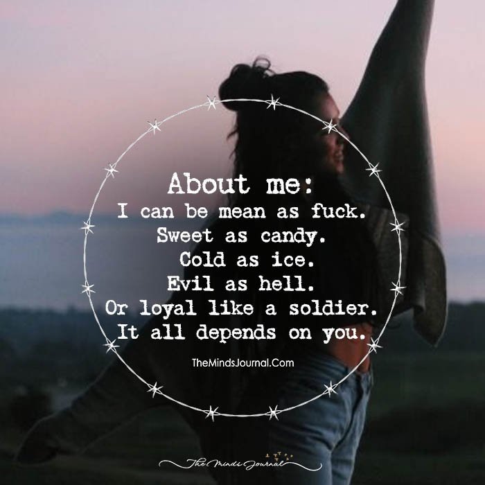 TheMindsJournal's tweet photo. It All Depends On You
https://t.co/0uIpAepHd7
#AboutMe #ColdAsIce #EvilAsHell #JustTheWayIAm #LoyalLikeASoldier #Mean https://t.co/3NR4LJIPOc