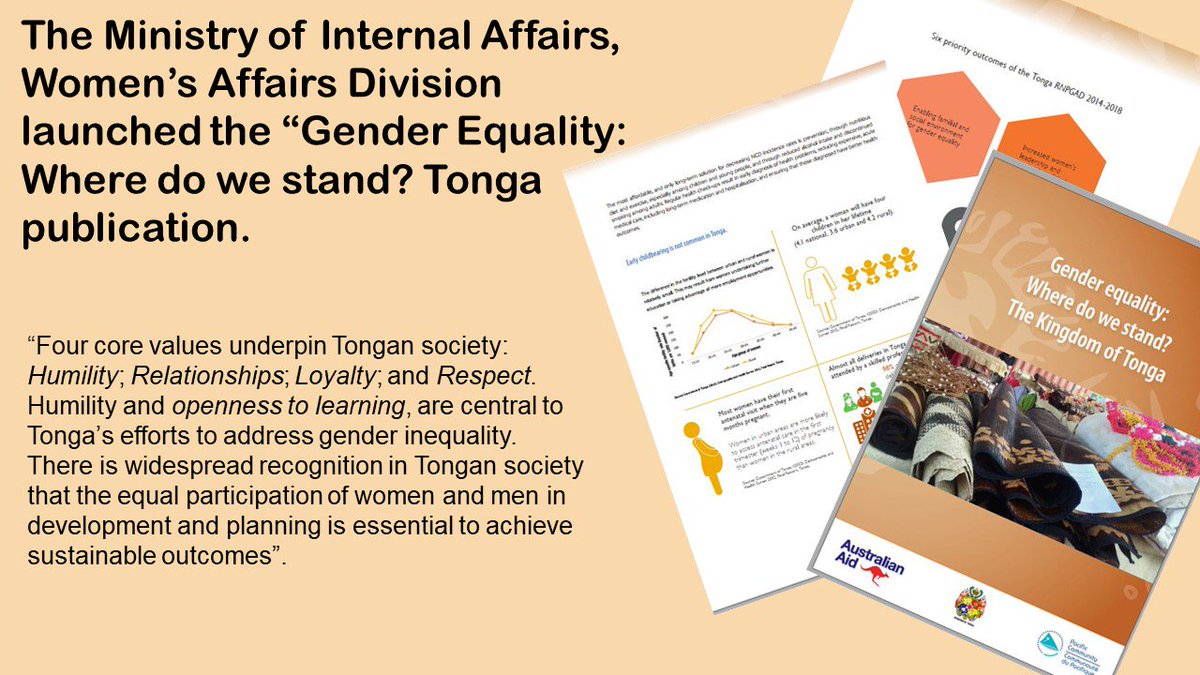 spc_live's tweet image. The Ministry of Internal Affairs, Women's Affairs Division, Gov of the Kingdom of Tonga launched the "Gender Equality: Where do we stand? Tonga Publication today! #genderstats #genderdata #PGEP #genderequality #PPA #GEWDWS