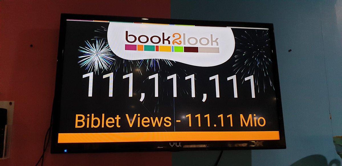 hitesh_cjain's tweet photo. Book2look #Biblet views: One hundred eleven million, one hundred eleven thousand, one hundred eleven.

To count from 1 to 111,111,111 would take you about five years!

We reached 1,111,111,111 bookpage views.
Prime factorization of 111111111:
3 × 3 × 37 × 333667 https://t.co/39ZzHARzfg