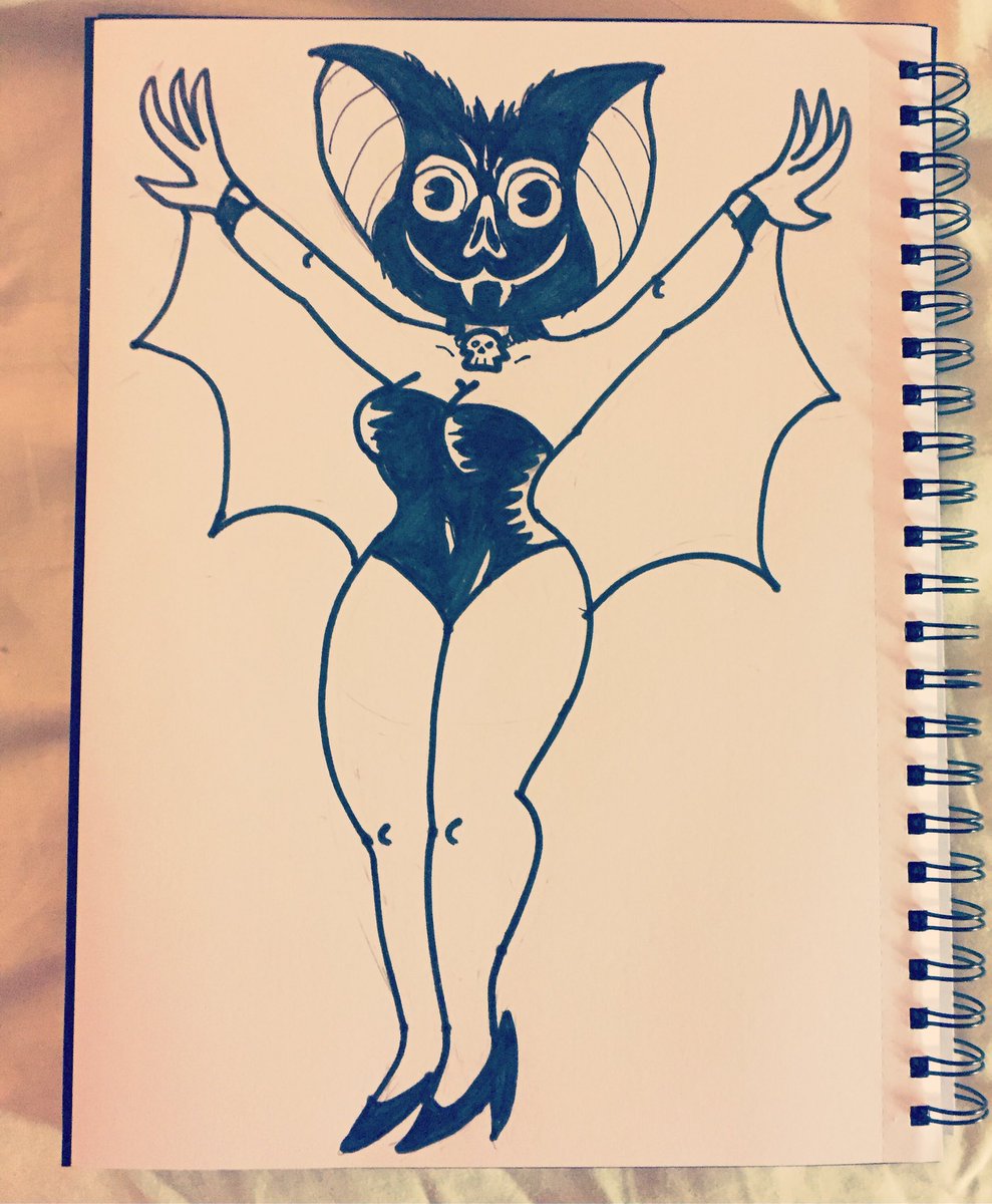 edbot5000's tweet photo. Itβs #batappreciationday so hereβs a bat lady pinup sketch.
https://t.co/eJEXGA0bDJ
#edbot5000 #eb5k #bat #pinup #sketch #sketchbook #bats #batwoman #batlady #batgirl #curves #batface #weird #monstergirl https://t.co/eNoclQAnBL