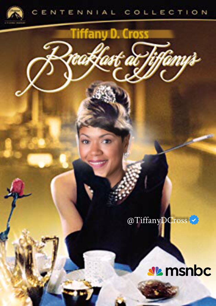 SkyviewKevin's tweet photo. @DiversityEric @TiffanyDCross @MSNBC .... when you move @amjoyshow to weekdays at 5pm EST #BreakfastAtTiffany’s will fit right nicely ... #CrossExamined #CrossChecked #CrossOver ... doesn’t matter.. @thebeatdc https://t.co/epDFeeeczl