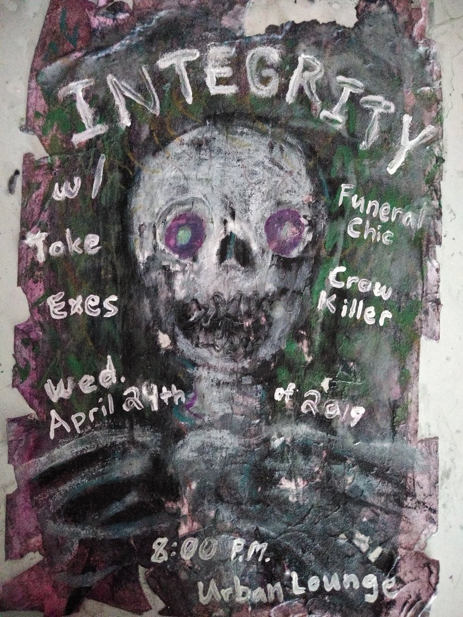davynandersen's tweet photo. #Integrity #SaltLakeCity #FuneralChic #Toke #CrowKiller #Exes #UrbanLounge #hardcoremusic #hardcorebands https://t.co/keqo78IwAm